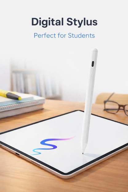 Active Stylus Pencil for iPad with Palm Rejection & Tilt Function(USB-C charger)